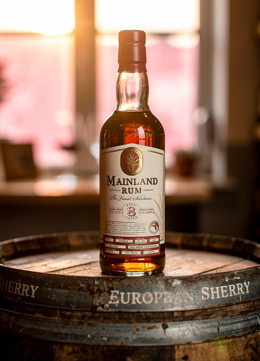 Mainland Florida 8 Year Hazmat American rum, 146 proof
